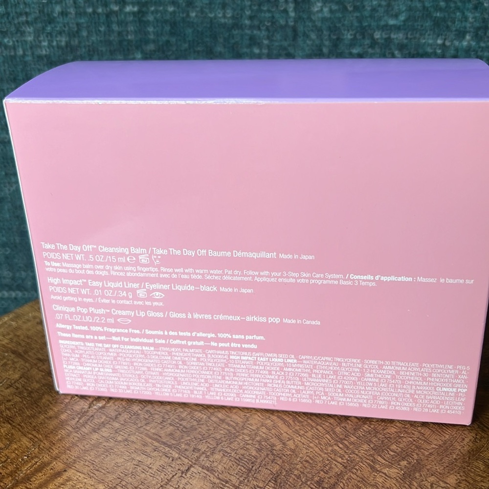 NIB Clinique set: cleansing balm, liquid liner and lip gloss - Picture 3 of 6